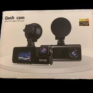 Dash cam Super HD 1296P Vehicle BlackBox DVR 2" Display - New